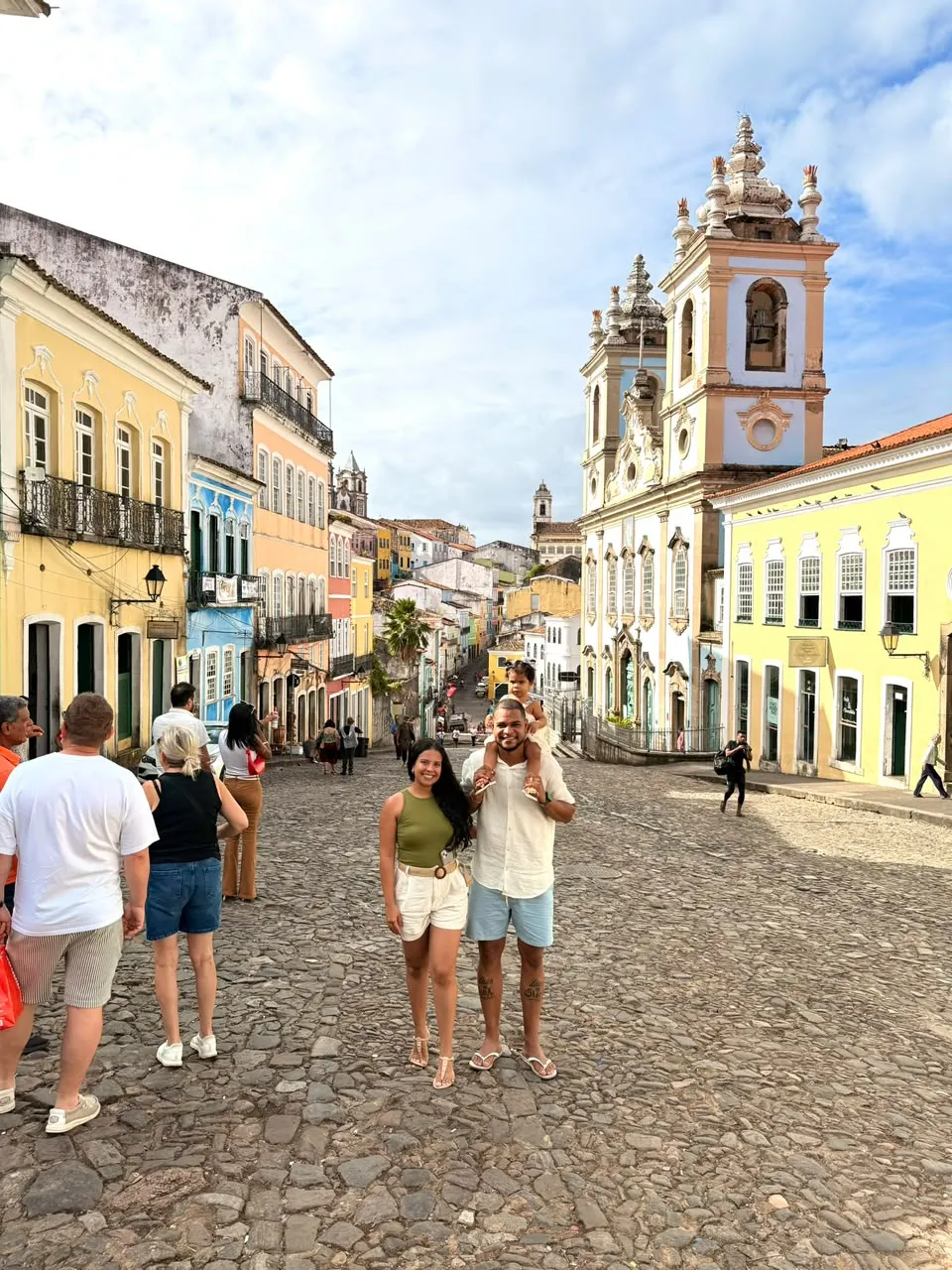 Ladeira colorida do Pelourinho, em Salvador